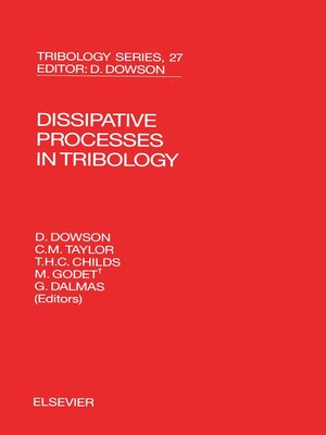 cover image of Dissipative Processes in Tribology